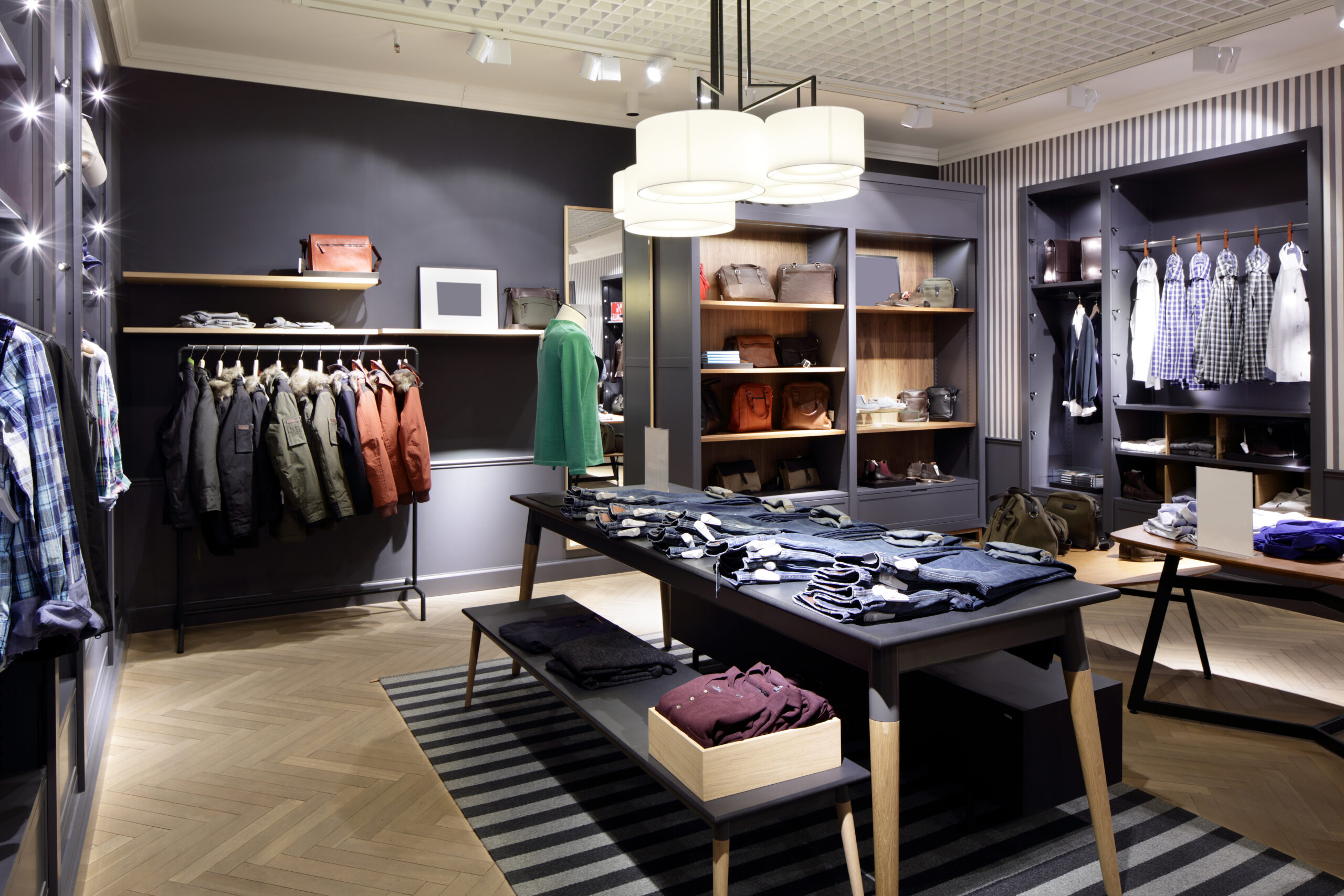 Small Clothing Store Interior