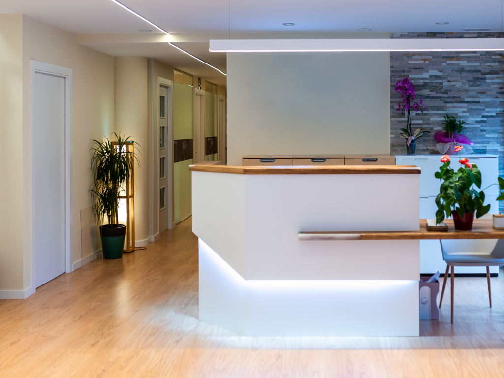 Reception best sale desk lighting