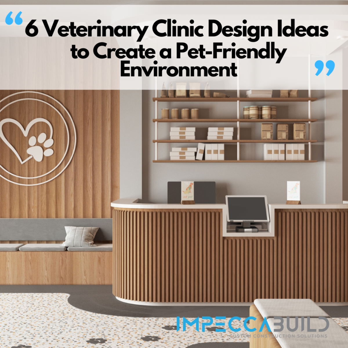 Creating a Calming Space: The Art of Veterinary Hospital Interior Design